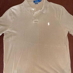 Polo by Ralph Lauren Men's Tan Polo Shirt